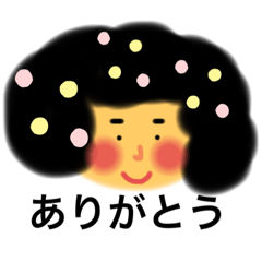 [LINEスタンプ] happy pretty girls