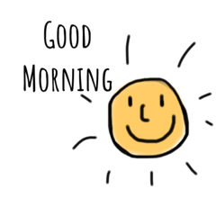 [LINEスタンプ] シンプル挨拶イラスト