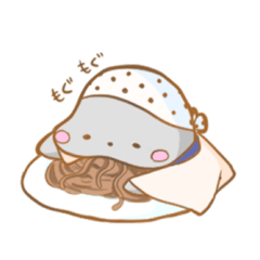 [LINEスタンプ] やきそばあざらし