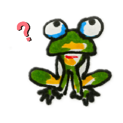 [LINEスタンプ] 手書き カエル シリーズ