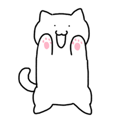 [LINEスタンプ] えへへねこ